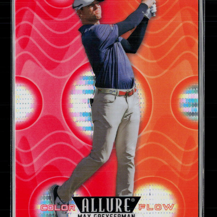 2026 Upper Deck Allure Golf Color Flow Max Greyserman Spectrum Red-Orange /199