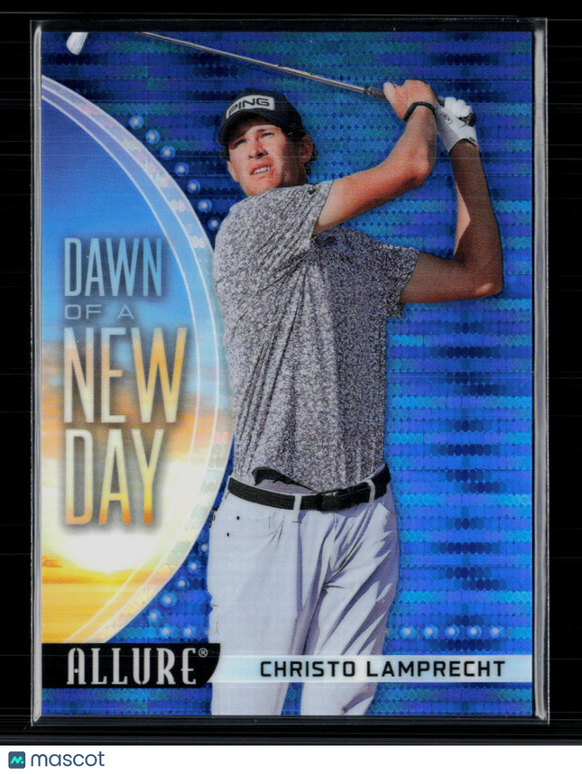 2026 UD Allure Golf Dawn of a New Day Christo Lamprecht Spectrum Blue /10