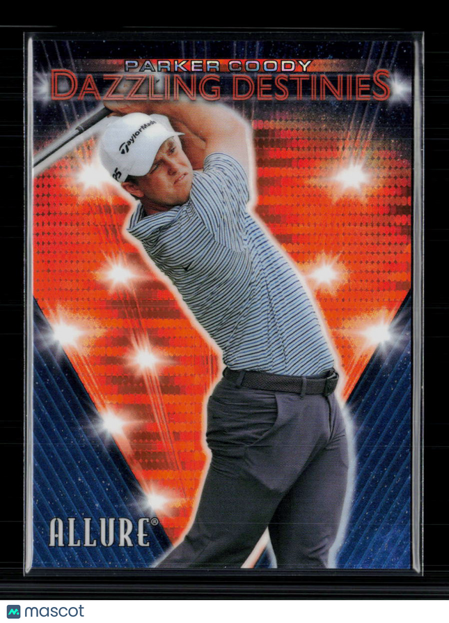 2026 Upper Deck Allure Golf Dazzling Destinies Parker Coody Spectrum Orange /99