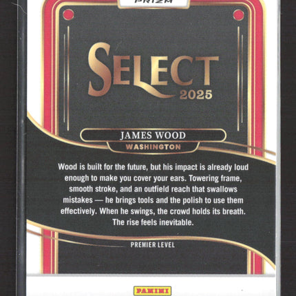 2025 Panini Select Prizm James Wood #172 Silver