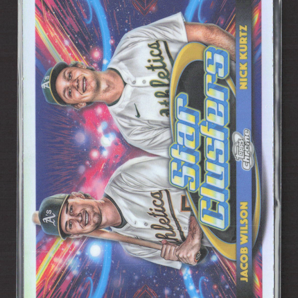 2025 Topps Chrome Star Clusters Jacob Wilson Nick Kurtz #DSC-6