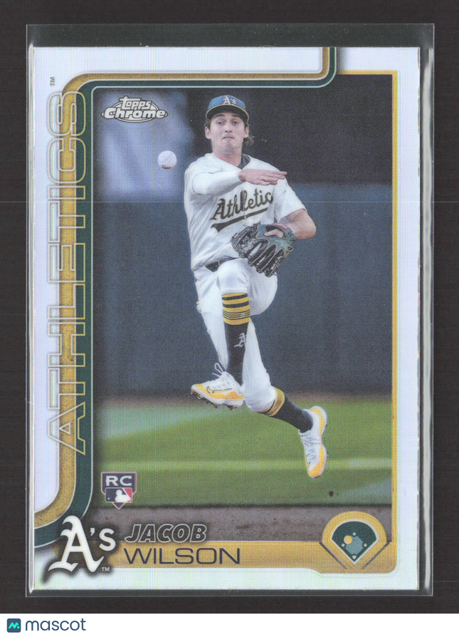 2025 Topps Chrome Jacob Wilson #96 Refractor RC