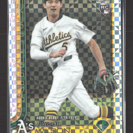 2025 Topps Chrome Update Jacob Wilson #USC150 X-Fractor RC