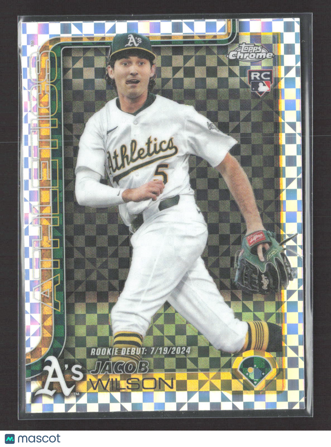 2025 Topps Chrome Update Jacob Wilson #USC150 X-Fractor RC
