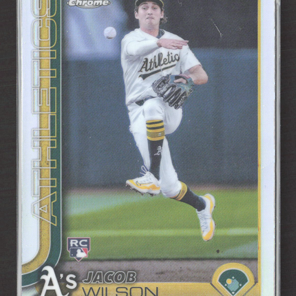 2025 Topps Chrome Jacob Wilson #96 Refractor RC