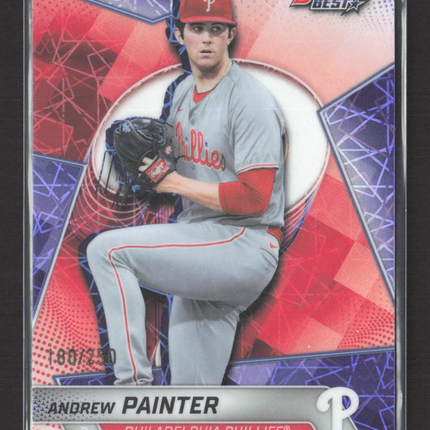2025 Topps Bowman's Best Andrew Painter #TP-11 Purple Refractor /250