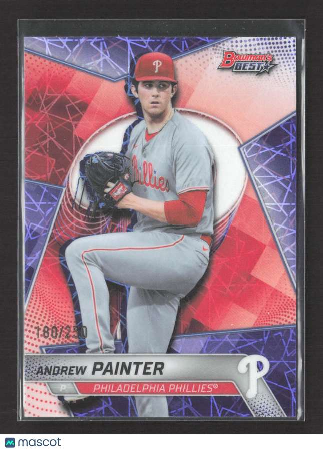 2025 Topps Bowman's Best Andrew Painter #TP-11 Purple Refractor /250