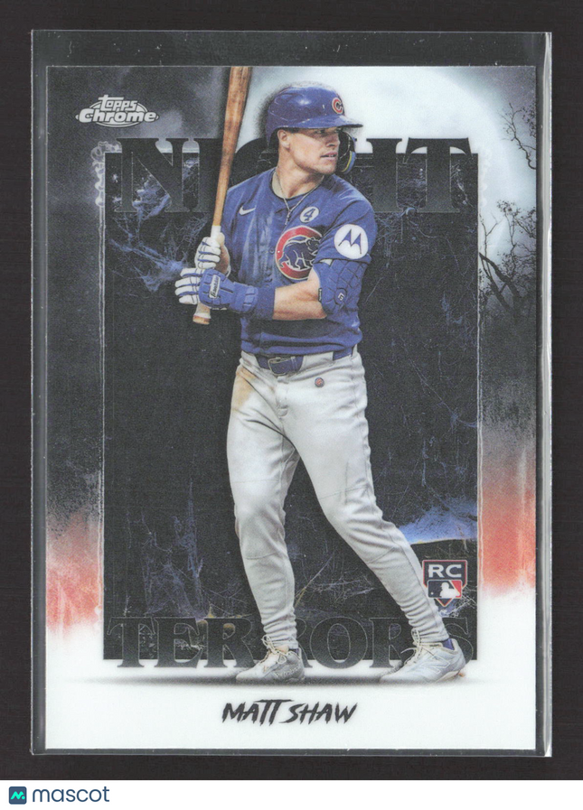 2025 Topps Chrome Night Terrors Matt Shaw #NT-20 RC