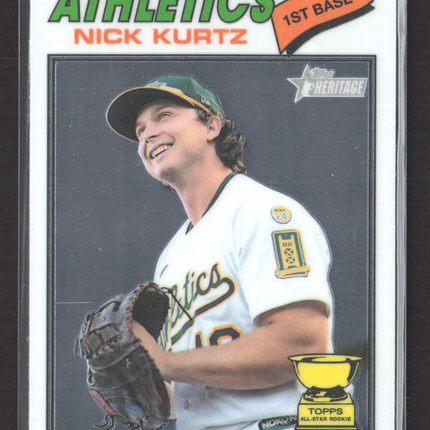 2026 Topps Heritage Nick Kurtz #275 Chrome