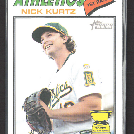 2026 Topps Heritage Nick Kurtz #275 All-Star Rookie