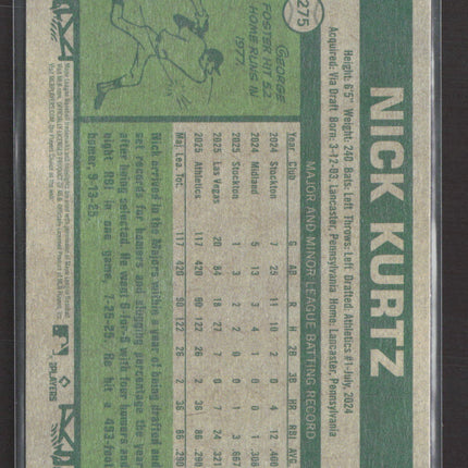 2026 Topps Heritage Nick Kurtz #275 All-Star Rookie