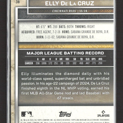 2025 Topps Museum Collection Elly De La Cruz #38