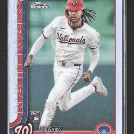 2025 Topps Chrome James Wood #132 Refractor RC