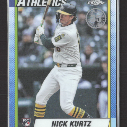 2025 Topps Chrome Nick Kurtz #90CU-21 Refractor RC