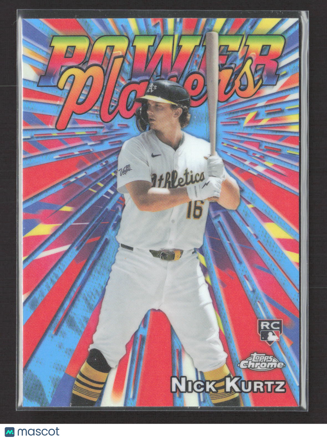 2025 Topps Chrome Power Players Nick Kurtz #PP-30 RC