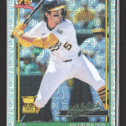 2026 Topps Chrome 75 Years of Jacob Wilson #91C-35 Mega Box Mojo Refractor