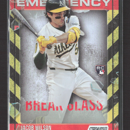 2025 Topps Stadium Club In Case of Emergency Jacob Wilson #ICE-13 RC