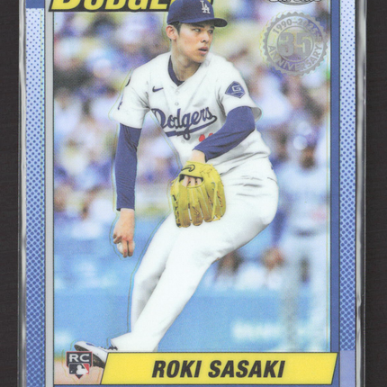 2025 Topps Chrome Roki Sasaki #90CU-18 RC