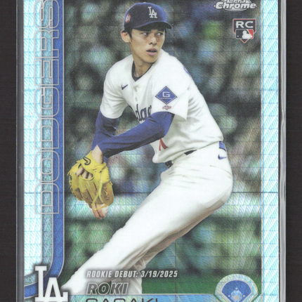 2025 Topps Chrome Roki Sasaki #USC73 Prism Refractor RC