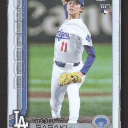 2025 Topps Chrome Roki Sasaki #217 Refractor RC