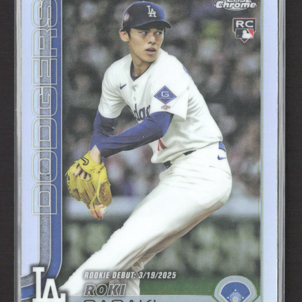 2025 Topps Chrome Roki Sasaki #USC73 Refractor RC