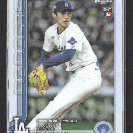 2025 Topps Chrome Roki Sasaki #USC73 Refractor RC