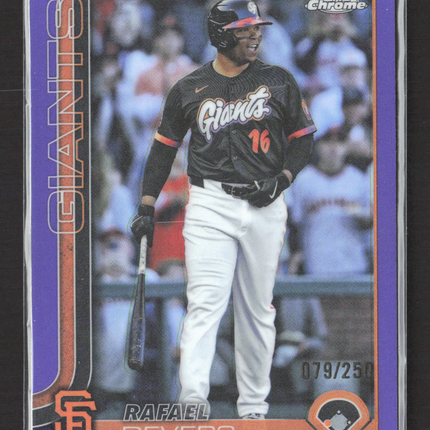 2025 Topps Chrome Rafael Devers #USC105 Purple 079/250