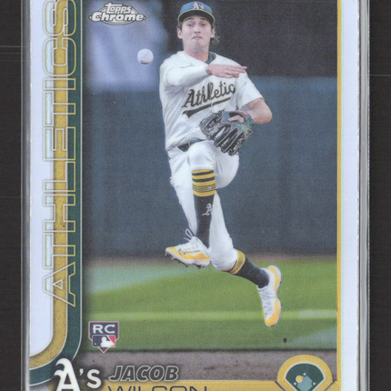 2025 Topps Chrome Jacob Wilson #96 Refractor RC