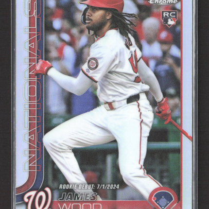 2025 Topps Chrome Update James Wood #USC95 Refractor RC
