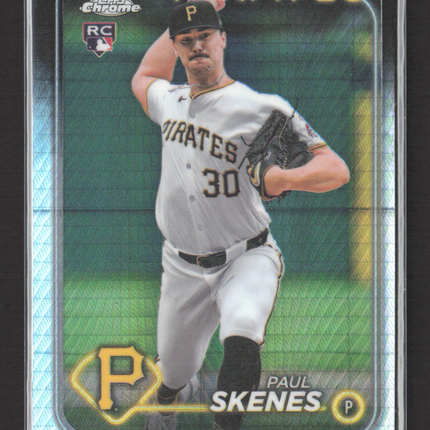2024 Topps Chrome Update Series Paul Skenes #USC88 Prism Refractor RC