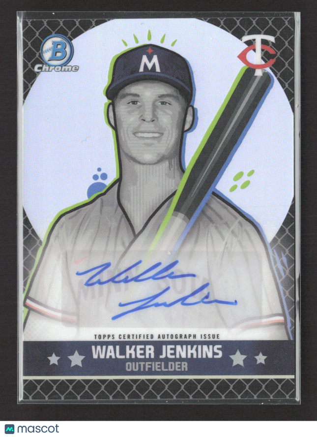 2025 Topps Bowman Chrome Bowman Ascensions Walker Jenkins #BAA-WJ Auto 46/50