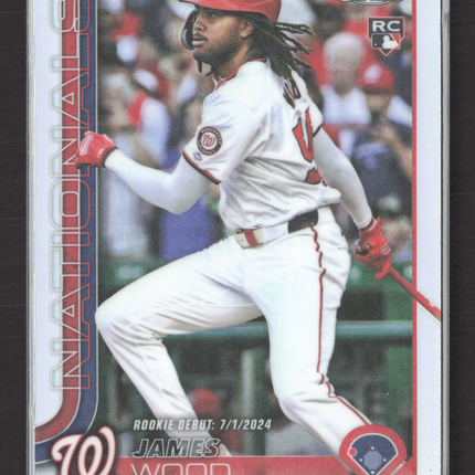 2025 Topps Chrome Update James Wood #USC95 Refractor RC