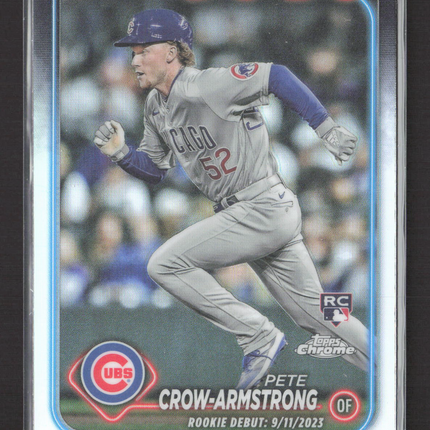2024 Topps Chrome Update Pete Crow-Armstrong #USC158 Refractor RC