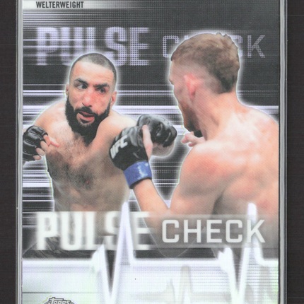 2026 Topps Chrome UFC Pulse Check Belal Muhammad #PC-6 Pulse Check Insert