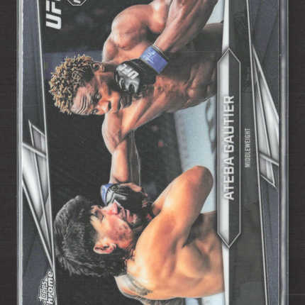 2026 Topps Chrome UFC Ateba Gautier #7 RC