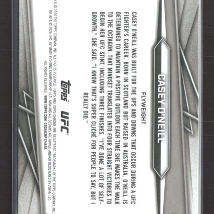 2026 Topps Chrome UFC Casey O'Neill #81 Refractor