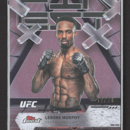 2025 Topps Finest UFC Lerone Murphy #68 Red Black Vapor Refractor 19/20