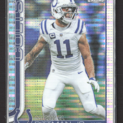 2025 Topps Chrome Michael Pittman Jr. #126 pulsar