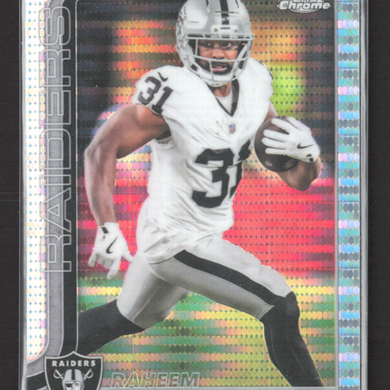 2025 Topps Chrome Raheem Mostert #182 pulsar