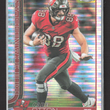 2025 Topps Chrome Cade Otton #284 Pulsar Refractor