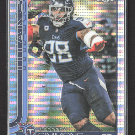 2025 Topps Chrome Jeffery Simmons #289 Pulsar Refractor