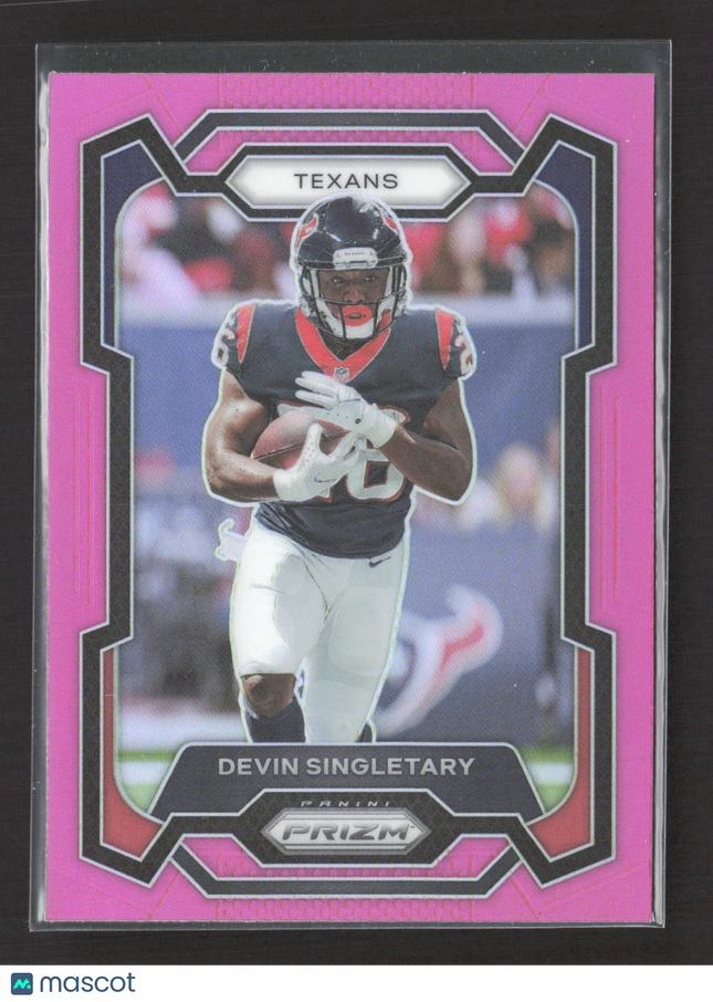 2023 Panini Prizm Devin Singletary #119 Pink