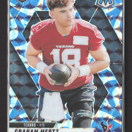 2025 Panini Mosaic Football Graham Mertz #392 Blue RC