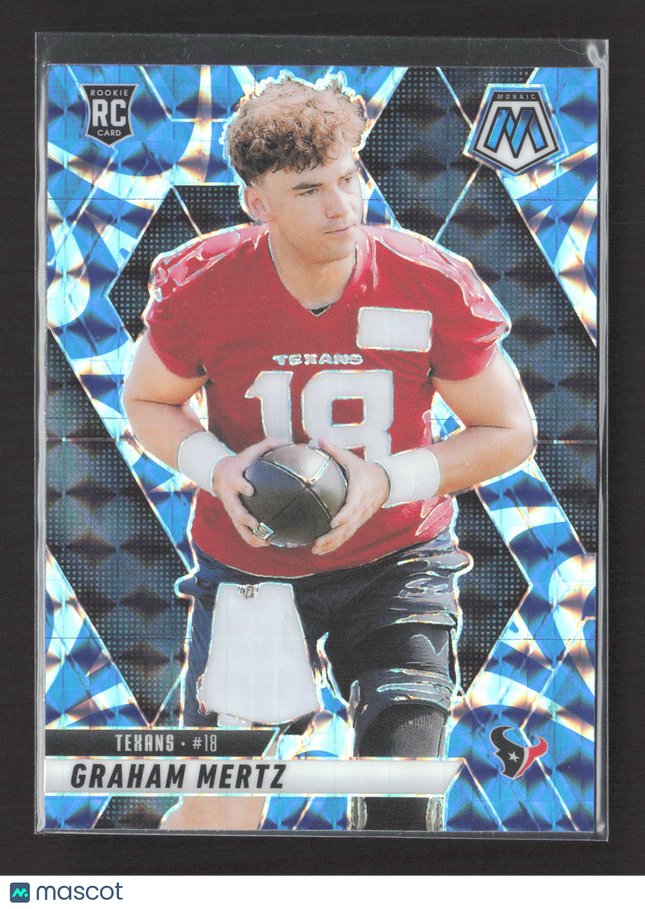 2025 Panini Mosaic Football Graham Mertz #392 Blue RC