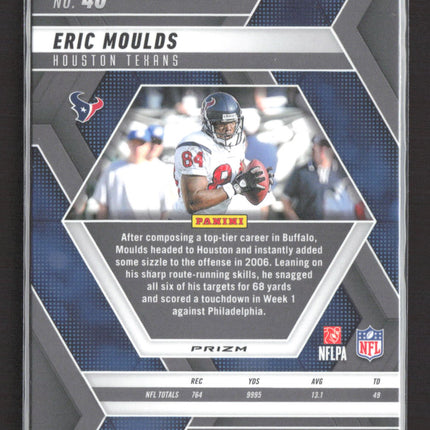 2025 Panini Mosaic Football Eric Moulds #40 Blue