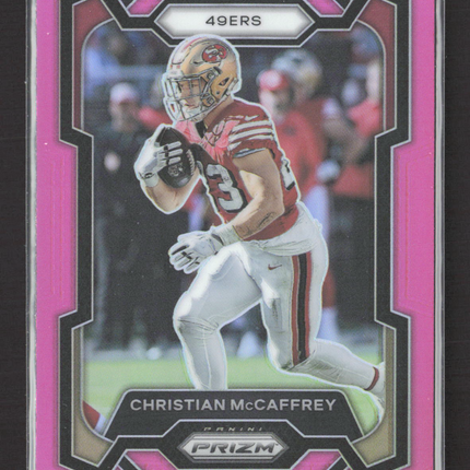 2023 Panini Prizm Football Christian McCaffrey #267 Pink