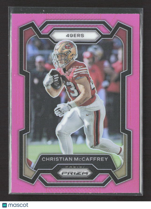 2023 Panini Prizm Football Christian McCaffrey #267 Pink