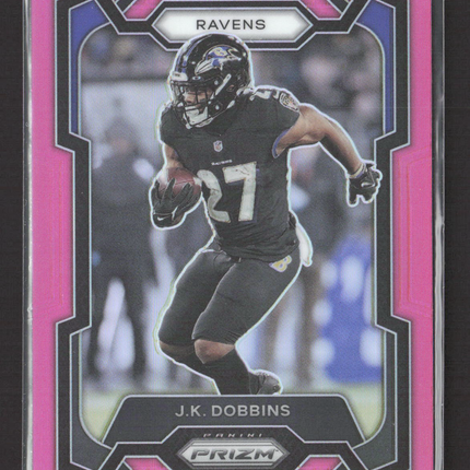 2023 Panini Prizm J.K. Dobbins #26 Pink