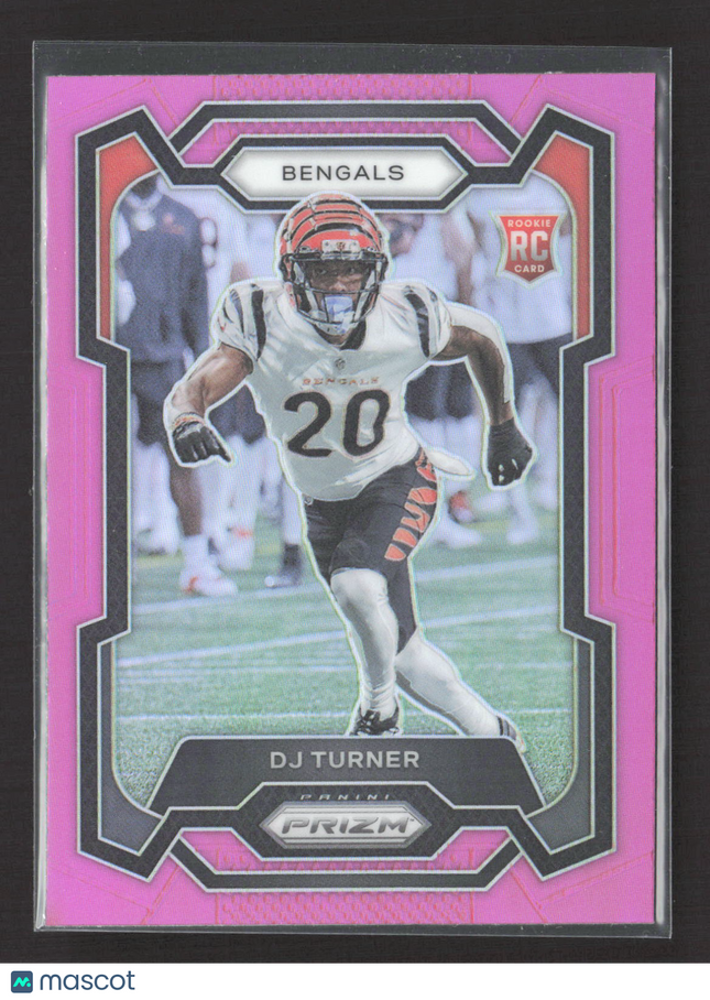 2023 Panini Prizm DJ Turner #319 Pink RC