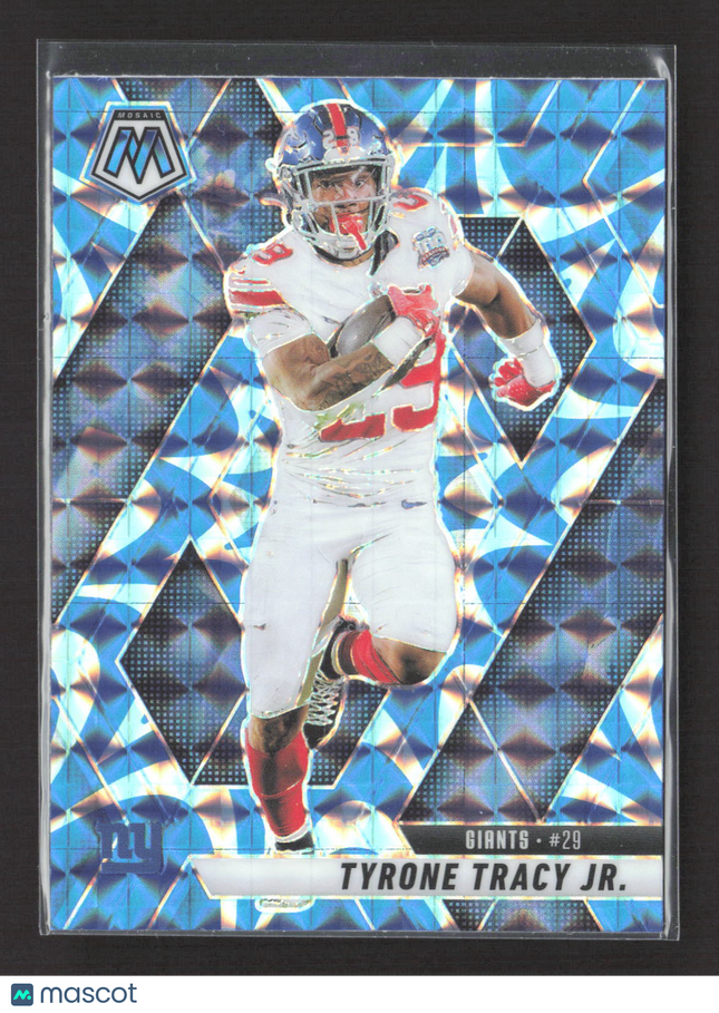2025 Panini Mosaic Prizm Tyrone Tracy Jr. #164 Blue